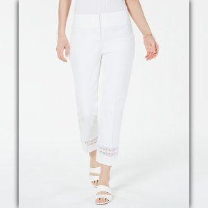 Alfani Eyelet Ankle Pants